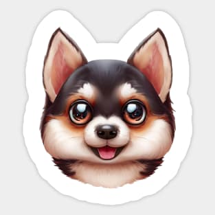 Pet-tacular Alaskan Klee Kai Sticker